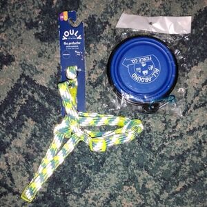 Reflective Dog Harness+Collapsible Bowl
